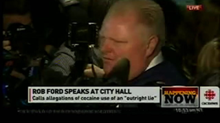 Rob Ford Denies "Eating Pussy" During Live, Televised Press Conference